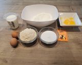 Une image de l'étape 1 de Muffins Coco, très facile.