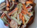 Tumis labu siam wortel