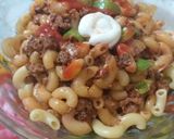 A picture of step 9 of Mutton mince mecroni.