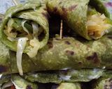 A picture of step 8 of Creamy palak rolls # starters # post 4th.