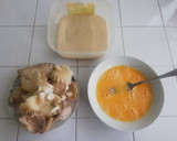 Foto del paso 1 de la receta: Setas empanadas en salsa de pimiento de piquillo