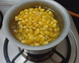 A picture of step 1 of Corn honey masala chat.