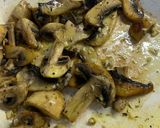 A picture of step 2 of Mushroom Bruschetta.