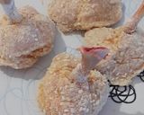 Csirke-lollipop őszibarackos-gyömbéres chutneyval recept fázis 2 fotója