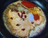 A picture of step 3 of Rui Mohini with Cashewnuts and Fried Onion.