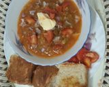 A picture of step 8 of Pav Bhaji With Mixed Vegetables Cooked in Pressure Cooker.