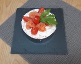 Pas rețetă Cheescake sărată cu philadelphia și salmone afumat 6 fotografie