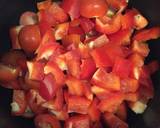 Salade de tomates cerises et poivron rouge 🍅🌶