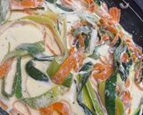 Une image de l'étape 4 de Tagliatelles aux légumes.