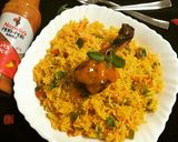 A picture of step 7 of Peri Peri Rice.