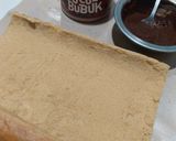 Foto langkah ke 6 dari resep Bolu Gulung Cokelat Gluten Free Rendah Kalori.