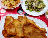 Foto del paso 6 de la receta: Milanesa con verduras y patatas: receta de mi cocinero favorito