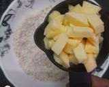 A picture of step 3 of Apple crumble.