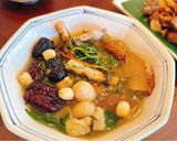 Hình bước làm 4 của món Canh tần thuốc bắc dưỡng khí huyết