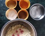 A picture of step 2 of Soya chunks pakora.
