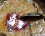 A picture of step 2 of Fry daal.
