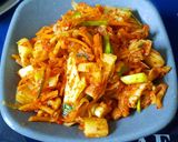 Hình bước làm 3 của món Cơm chiên kim chi