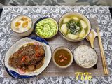 Canh cua đồng khoai từ rau muống