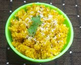 A picture of step 4 of Karnataka style Cabbage Palya or Cabbage stir fry.