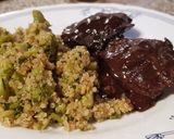 Foto del paso 14 de la receta: Carrilleras de Cerdo al vino tinto con Salteado de Quinoa y Brócoli