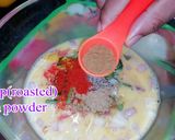 A picture of step 2 of Bread Omelette.