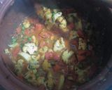 A picture of step 8 of Mix vegetable handi.