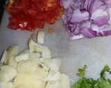 A picture of step 2 of Chiness bhel.
