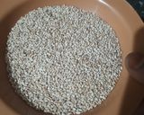 A picture of step 1 of Sesame Peanuts ladoo.