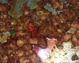 A picture of step 3 of Chikhen phuljhri pratha roll.