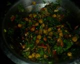 A picture of step 3 of Thai chana salad.
