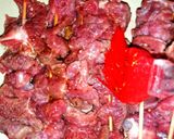 A picture of step 3 of Nigerian Tsire.