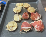 Foto del paso 2 de la receta: Berenjenas rellenas de jamón y queso al horno a lo Raimundo
