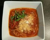 A picture of step 5 of Spaghetti Bolognase Soup.