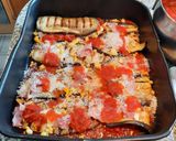 Foto del passaggio 6 della ricetta Parmigiana con melanzane al naturale al forno