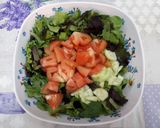 Pas rețetă Salată de vară cu macrou 2 fotografie