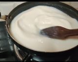 A picture of step 3 of Kaju peanut samak rice chatpata katli.