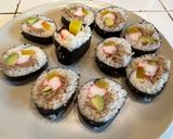🇰🇷🍤 Koreai tonhalas kimbap (Chamchi-gimbap, 참치김밥) recept fázis 11 fotója