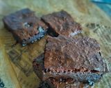 Gambar langkah 4 resipi 4 Ingredient Brownies.