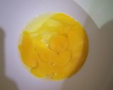 A picture of step 1 of Turkish Milk cake.