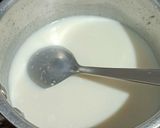A picture of step 1 of Payasam with jaggery.