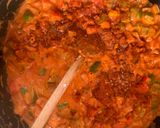 A picture of step 2 of Creamy bacon and pepper pasta.