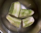 A picture of step 1 of Banana French fries.