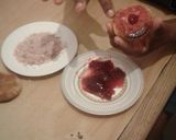 A picture of step 8 of Jam tarts with coconut.