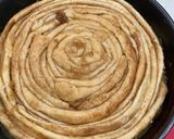 Fordított alma torta fahéjas tekerccsel recept fázis 3 fotója