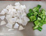 A picture of step 1 of Paneer Tikka.