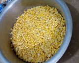 A picture of step 2 of Chanay ki daal ki Katliyan.