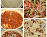 Foto langkah ke 4 dari resep Bolognese Pizza.