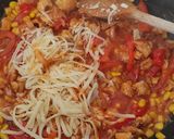 Csirkés enchilada chipsmorzsával recept fázis 4 fotója