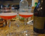 A picture of step 3 of Tickled Pink.
