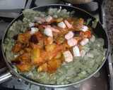 Foto del paso 3 de la receta: Pencas con pisto de berenjenas y gambas